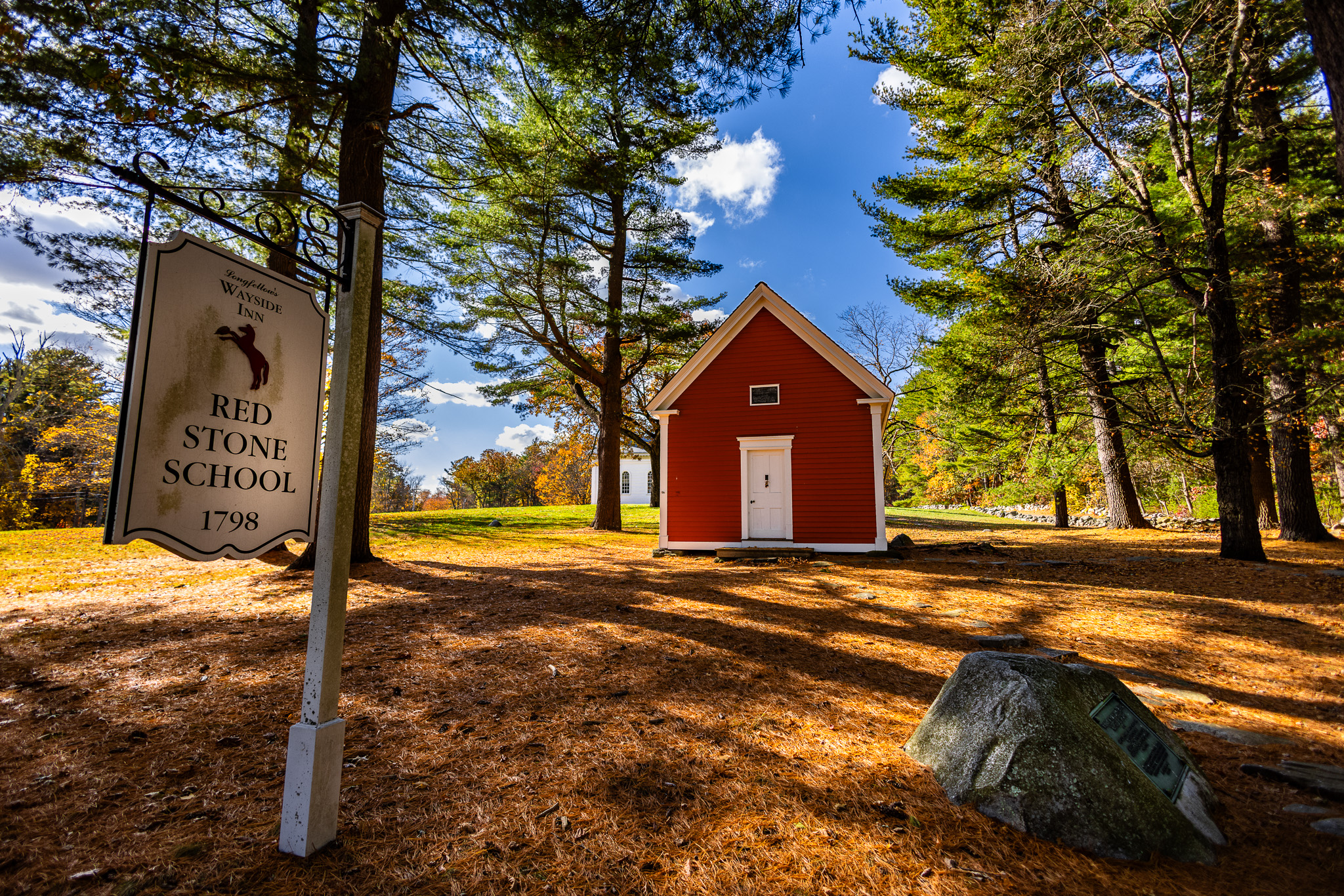 Massachusetts New England Pest Control little red school house Mary had a little lamb Sudbury ma